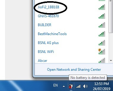 connect JioFi to PC