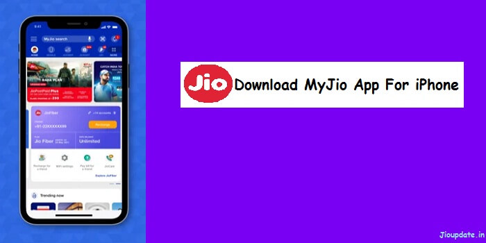 download MyJio app for iPhone
